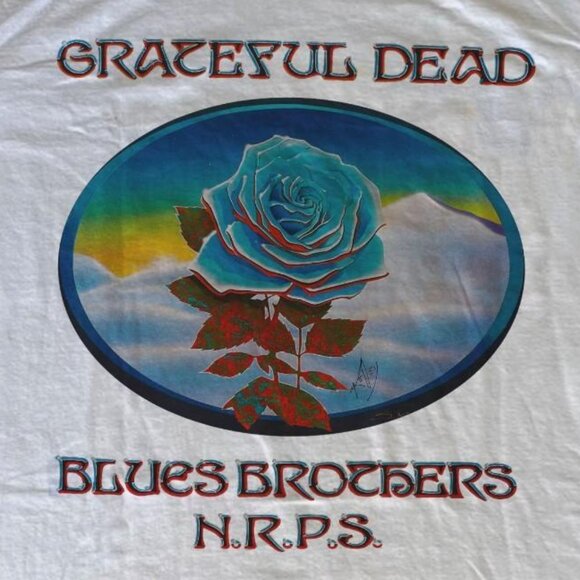 Grateful Dead Blues Brothers T-Shirt, Classic Rock Band Tee, 70s Music Fan 141 - Picture 2 of 5